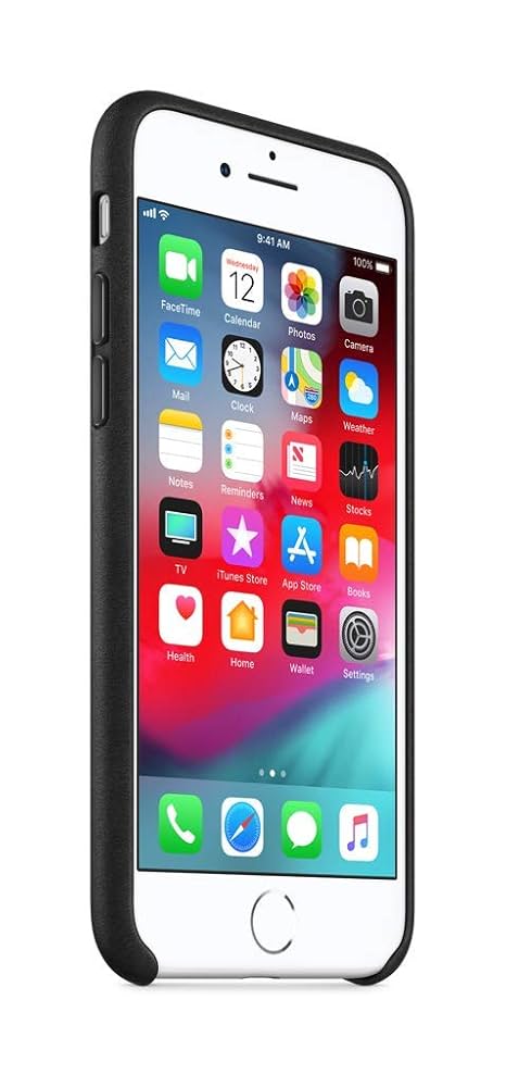 Amazon.com: Apple iPhone 8 / 7 Leather Case - Black